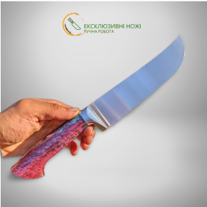 Пчак ХАМЕЛЕОН - кухонно-мисливський ніж, ручна робота студія ножів ручної роботи - ВЛАДА ВЕЛИЧКО, замовити в Україні (Сталь - Bohler N690) 